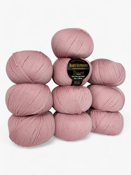 Merinowolle / Feine weiche 100% Merinowolle / Italien / 10-Knäuel