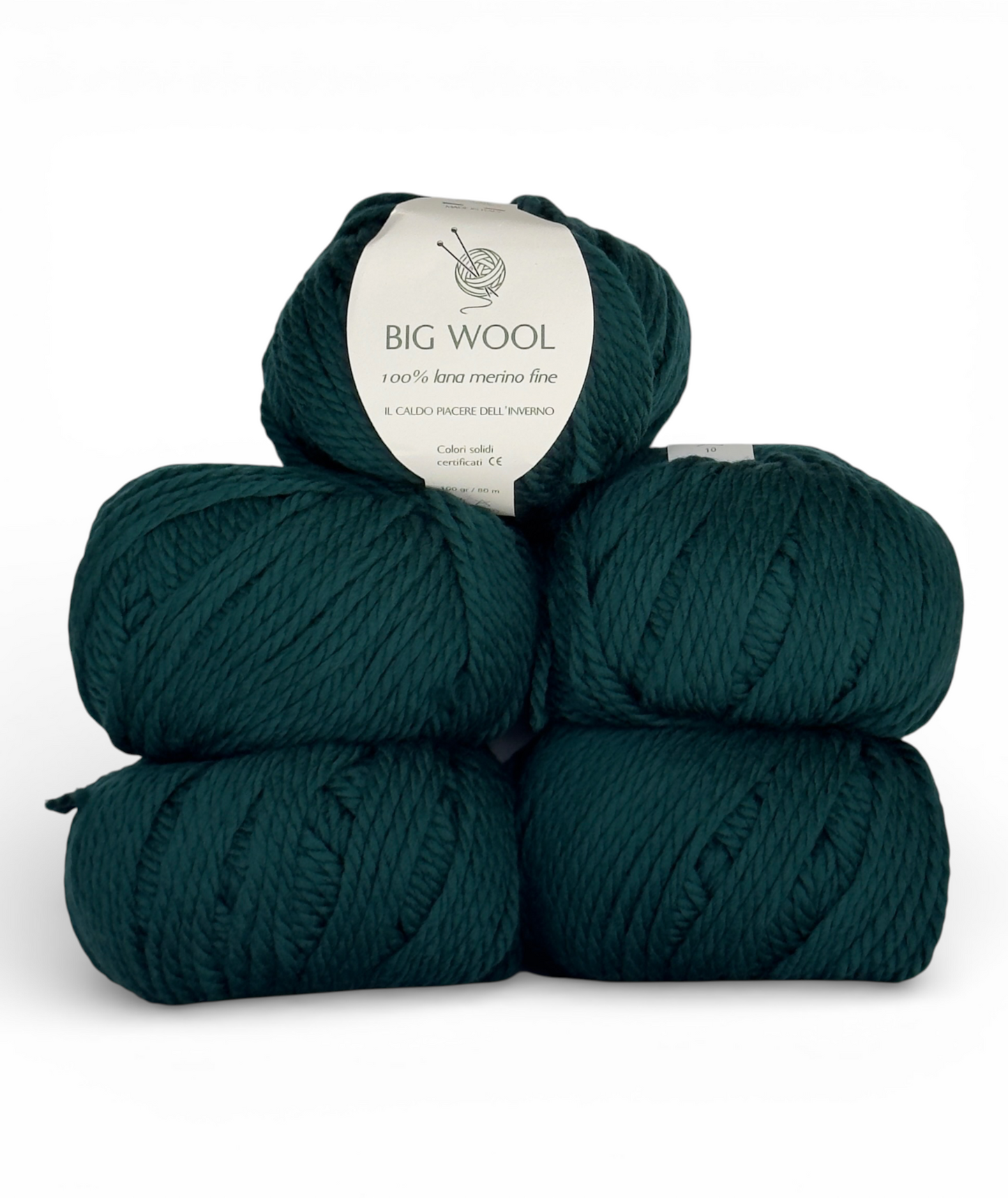 100% Merinowolle Italien – Extra Dick & Super Soft – 5 Knäuel Vorteilspack