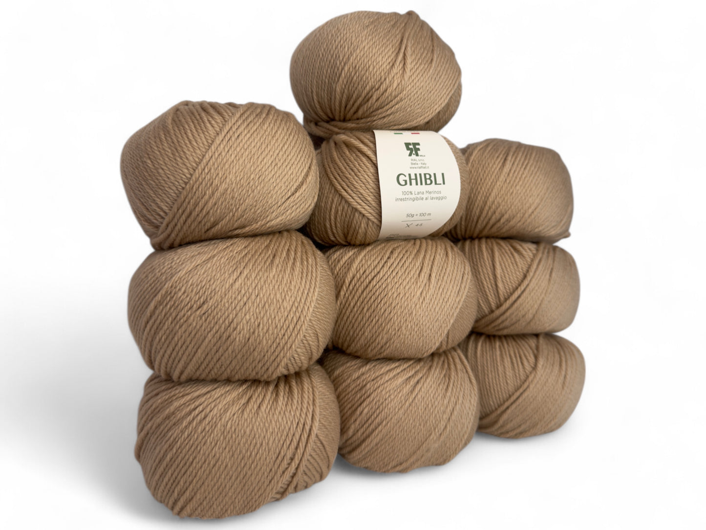 Merinowolle / Feine weiche 100% Merinowolle / Italien / Superwash / 10-Knäuel