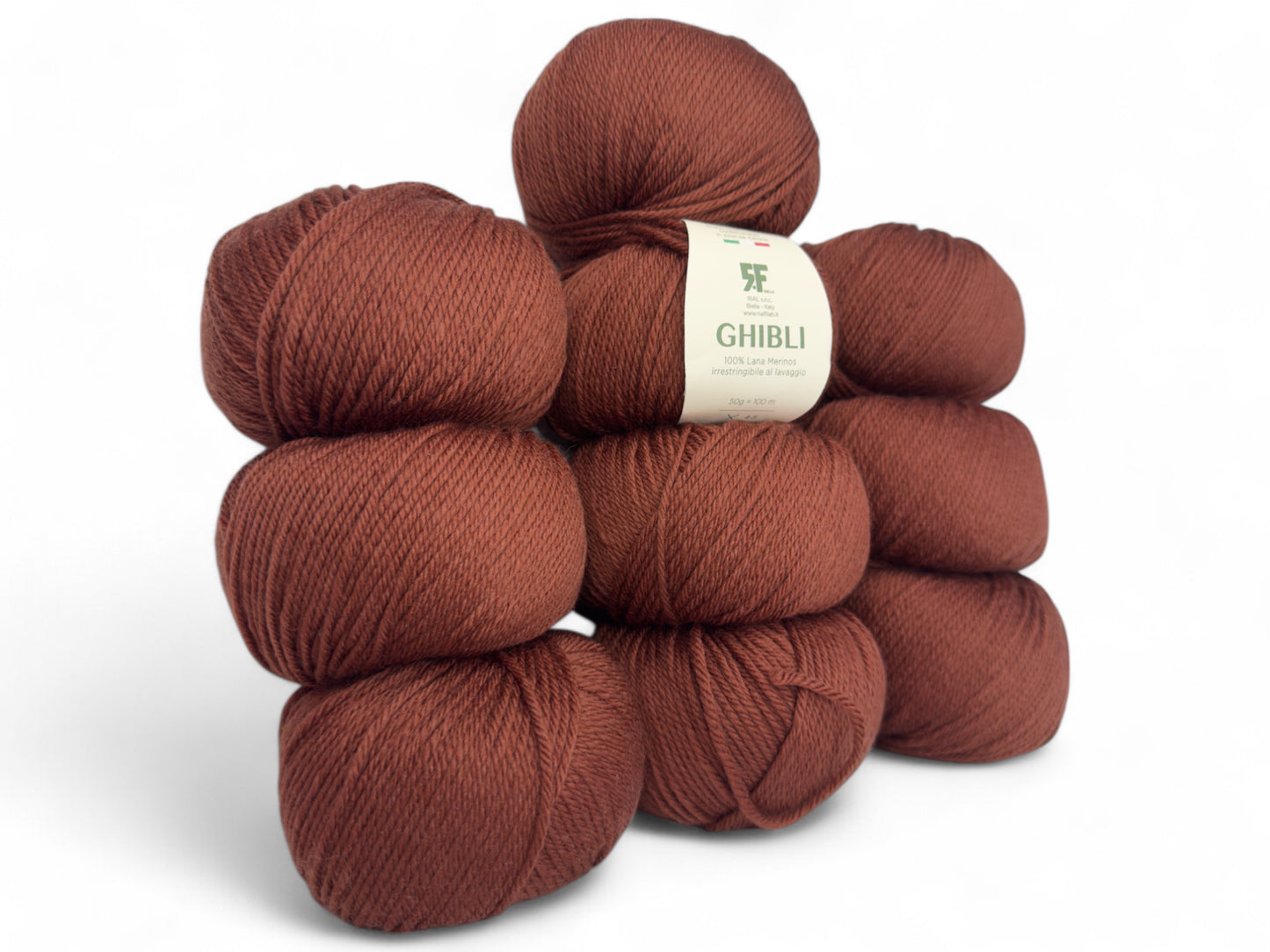 Merinowolle / Feine weiche 100% Merinowolle / Italien / Superwash / 10-Knäuel