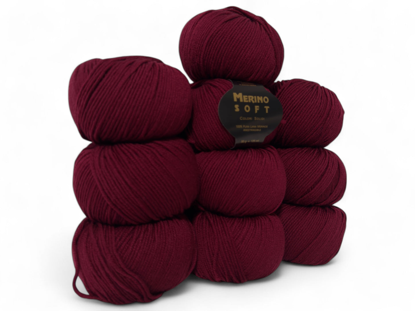 Merinowolle / Feine weiche 100% Merinowolle / Italien / Superwash / 10-Knäuel