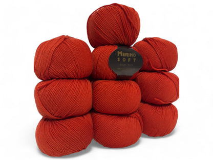 Merinowolle / Feine weiche 100% Merinowolle / Italien / Superwash / 10-Knäuel