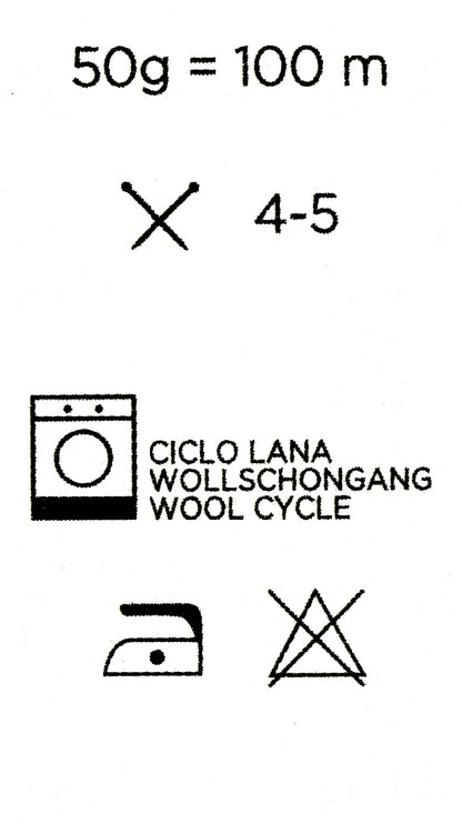 Merinowolle / Feine weiche 100% Merinowolle / Italien / Superwash / 10-Knäuel