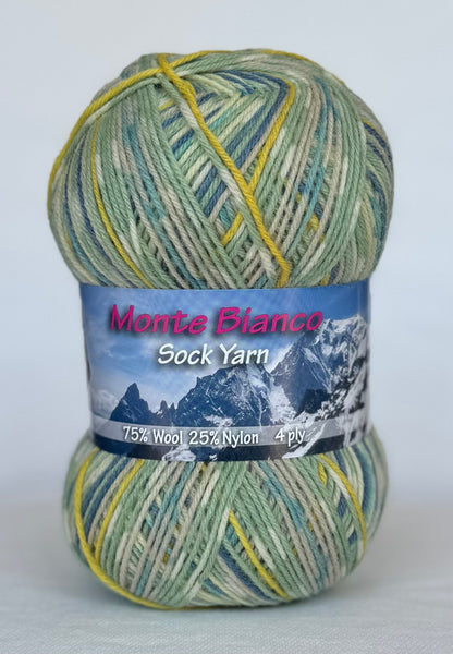 Sockenwolle 75% Merinowolle und 25% Nylon / Italien / Superwash