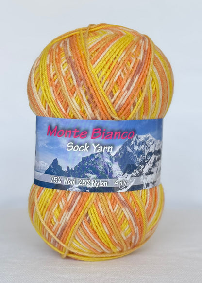 Sockenwolle 75% Merinowolle und 25% Nylon / Italien / Superwash