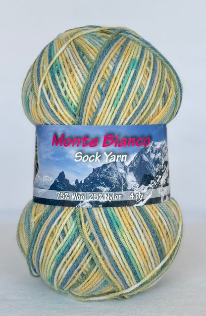 Sockenwolle 75% Merinowolle und 25% Nylon / Italien / Superwash