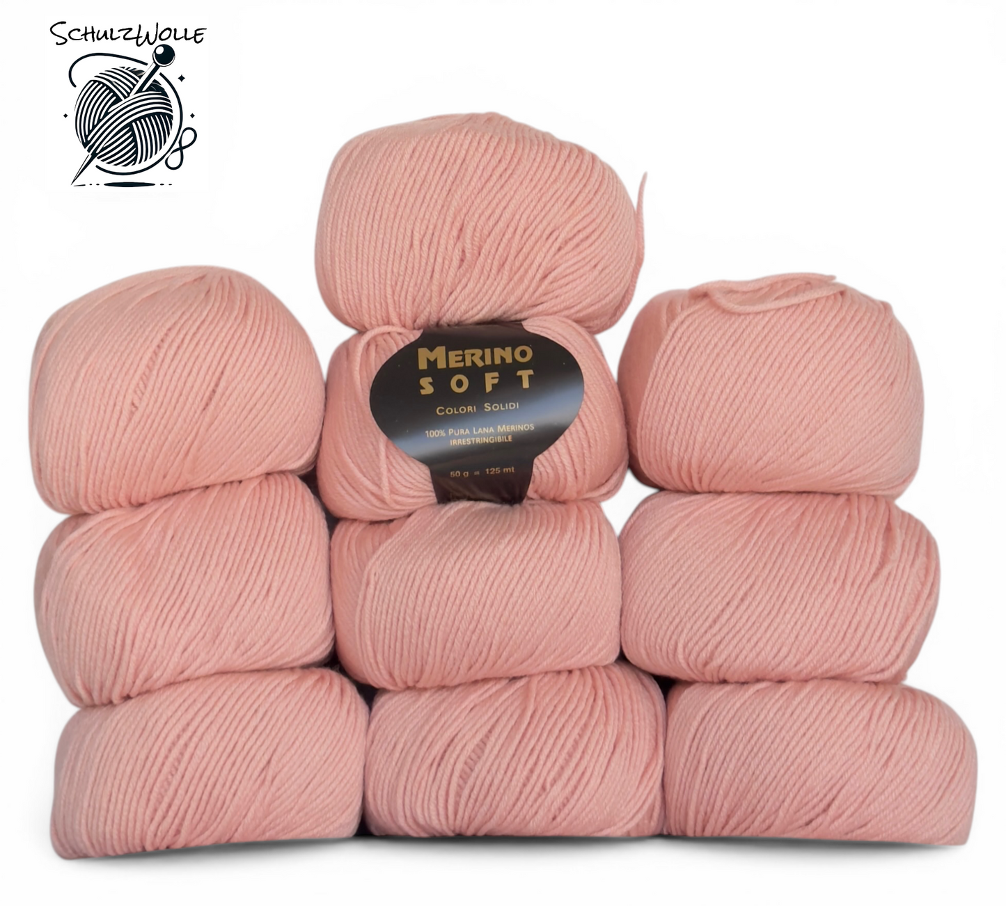 Merinowolle / Feine weiche 100% Merinowolle / Italien / 10-Knäuel
