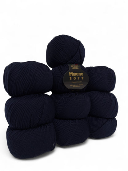 Merinowolle / Feine weiche 100% Merinowolle / Italien / Superwash / 10-Knäuel